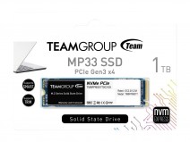 Team MP33  1TB  1800/1500MB/s NVMe PCIe M.2 2280 SSD (TM8FP6001T0C101)