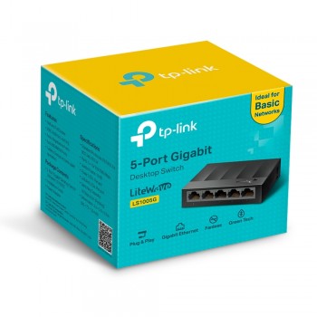 TP-LINK LS1005G 5PORT 10/100/1000 YÖNETİLEMEZ SWITCH