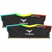 Team T-Force Delta RGB Black 32GB (2x16GB) 3200MHz CL16 DDR4 Gaming Ram (TF3D432G3200HC16FDC01)