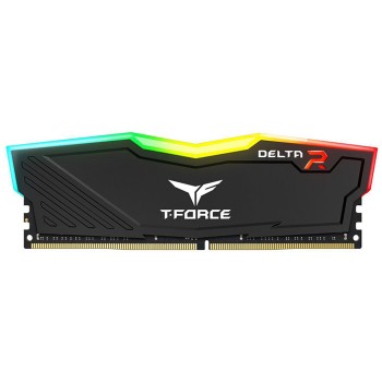 Team T-Force Delta RGB Black 32GB (2x16GB) 3200MHz CL16 DDR4 Gaming Ram (TF3D432G3200HC16FDC01)