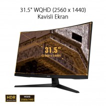 31.5 ASUS VG32VQ1BR LED QHD 1MS 165HZ DP