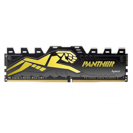 Apacer Panther Black-Gold 16GB 1x16GB 3200Mhz CL16 DDR4 Gaming Ram (AH4U16G32C28Y7GAA-1)