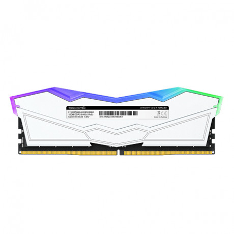 Team T-Force DELTA RGB White 32GB 2x16GB 7800Mhz DDR5 CL38 Gaming Ram (FF4D532G7800HC38DDC01)