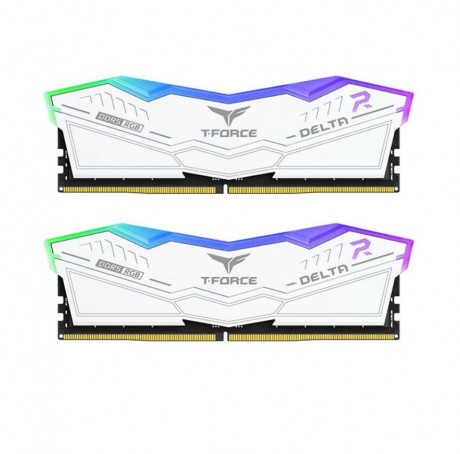 Team T-Force DELTA RGB White 32GB 2x16GB 7800Mhz DDR5 CL38 Gaming Ram (FF4D532G7800HC38DDC01)