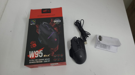 Bloody W95 Max 12.000 CPI 8 Tuş Optik RGB Siyah Kablolu Gaming (Oyuncu) Mouse (OUTLET)