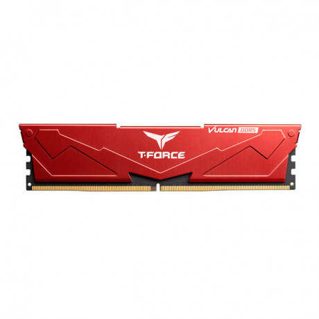 Team T-Force Vulcan Red 32GB 2x16GB 6000Mhz DDR5 CL38 Gaming Ram (FLRD532G6000HC38ADC01)