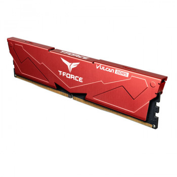 Team T-Force Vulcan Red 32GB 2x16GB 6000Mhz DDR5 CL38 Gaming Ram (FLRD532G6000HC38ADC01)