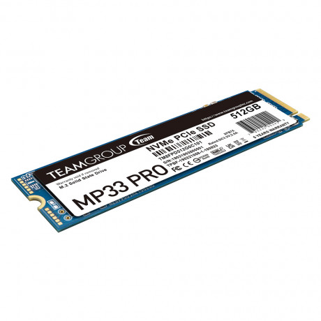 Team MP33 Pro 512GB 3500/3000MB/s NVMe PCIe Gen3x4 M.2 SSD Disk (TM8FPD512G0C101)