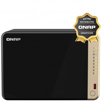 QNAP TS-664-8G 6 YUVALI 8GB NAS DEPOLAMA ÜNİTESİ (Resmi Distribütör Garantili)