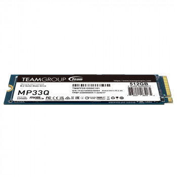 Team MP33Q 512GB 2750/1350MB/s NVMe PCIe M.2 SSD Disk (TM8FF2512G0C101)