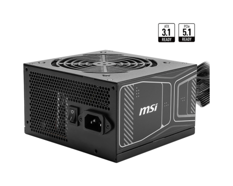 MSI MAG A850GN PCIE5 850W 80+ GOLD PSU NON-MODULAR